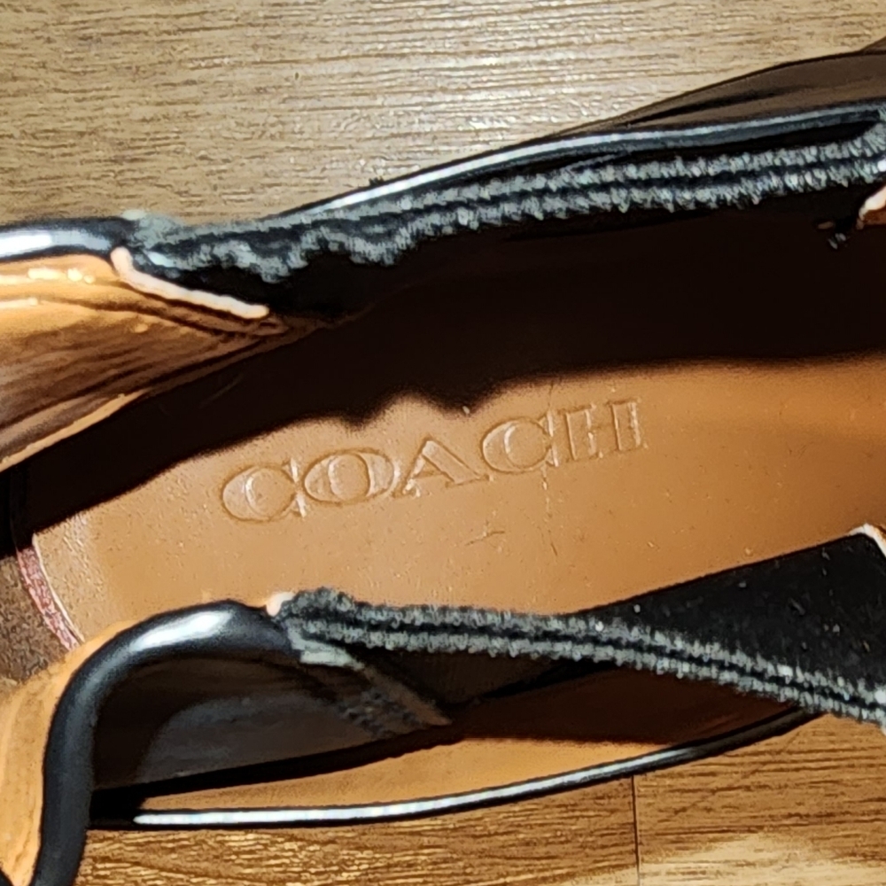 Coach Chelsea Buckle Boots SIZE 7 BLACK LEATHER - Picture 6 of 8